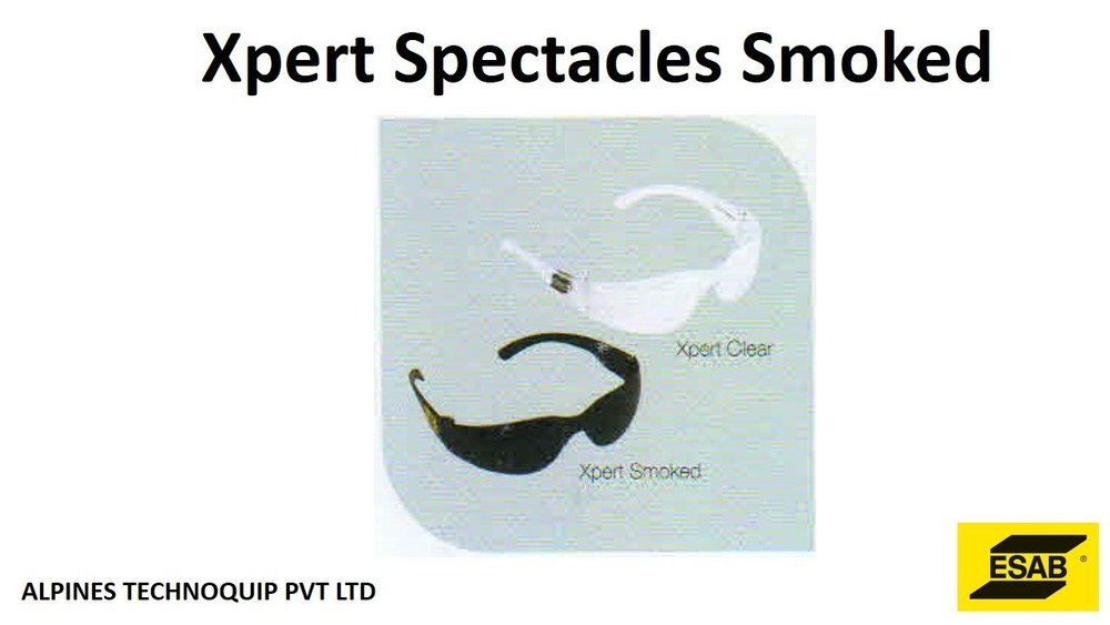 Black ESAB Xpert Safety Spectacles Smoked