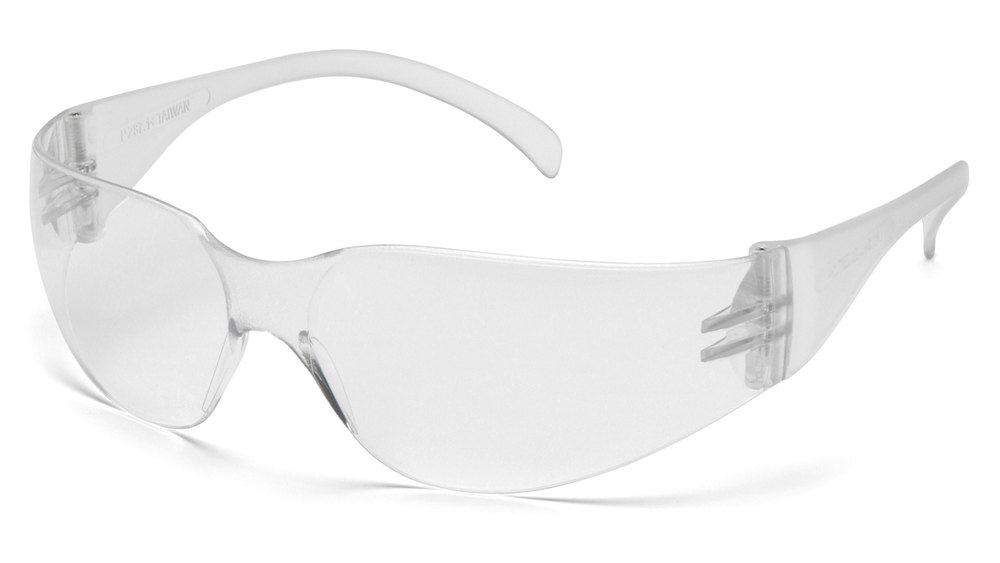 White Plastic Safety Spectacles