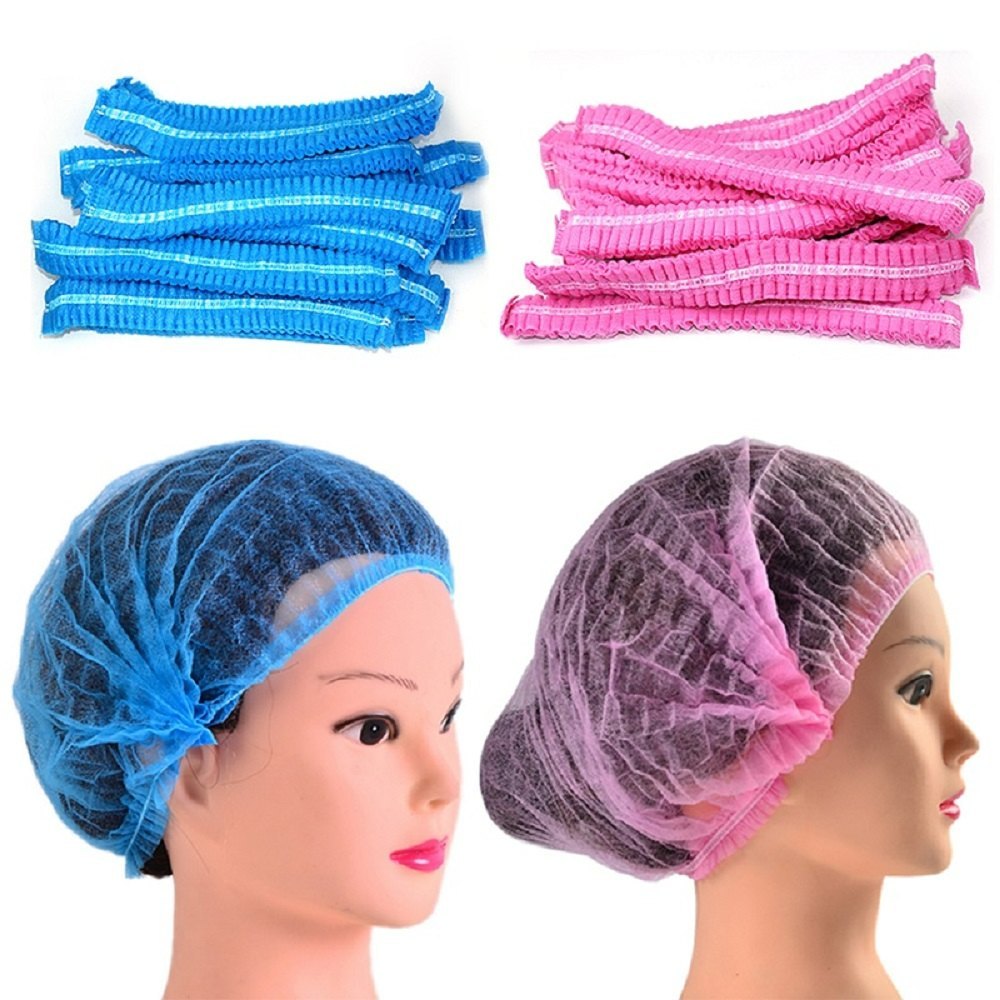 Polypropylene (PP) Round Disposable Bouffant Cap, For Laboratory, Size: 18 Inch
