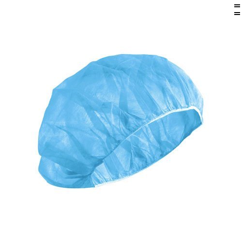Non Woven Disposable Bouffant Cap, Size: 18, 19.21 & 24