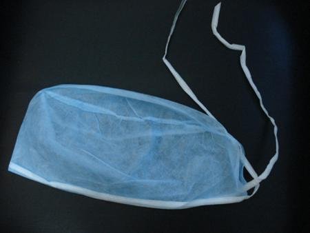 KT DISPOSABLES Non Woven Disposable Surgeon Cap with Elastic Tie