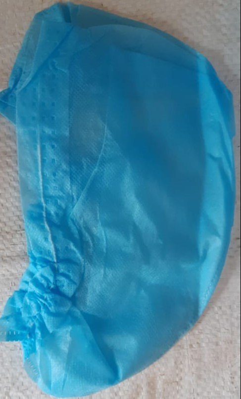 Blue Non Woven Surgeon\'s Cap, Quantity Per Pack: 100, Size: Standard