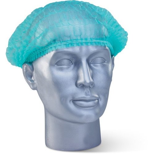 Green Disposable Mob Cap, Size: Free