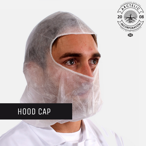 Non Woven - Spun Polypropylene Disposable Hood Cap