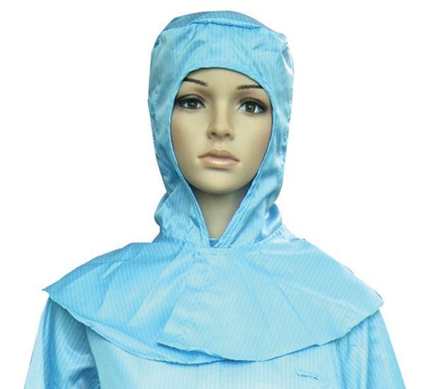 Grey, Blue ESD Hood