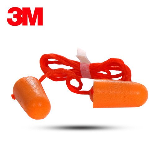 Orange 3M Ear Plug, For Noise Pollution, Size: Full