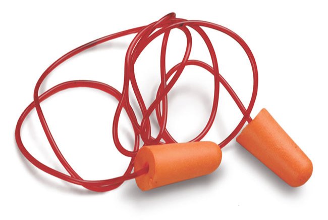 Orange 3m Ear Plug With Nylon Thread, For Noise Reduction