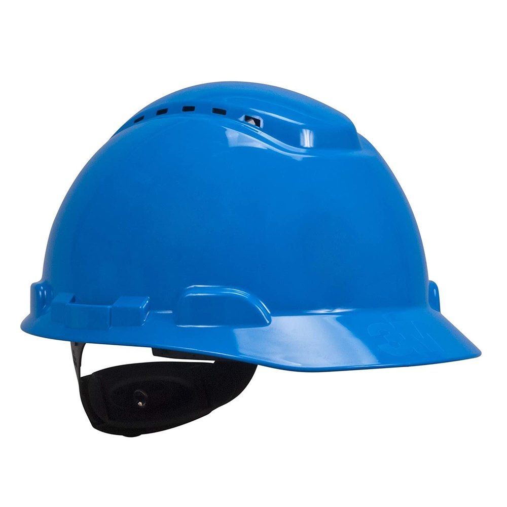 Plastic Blue 3M H703R Safety Helmet, Size: Medium
