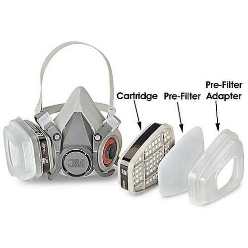 3M Particulate Filter Half Face Reusable Respirator, Model Name/Number: 52P71