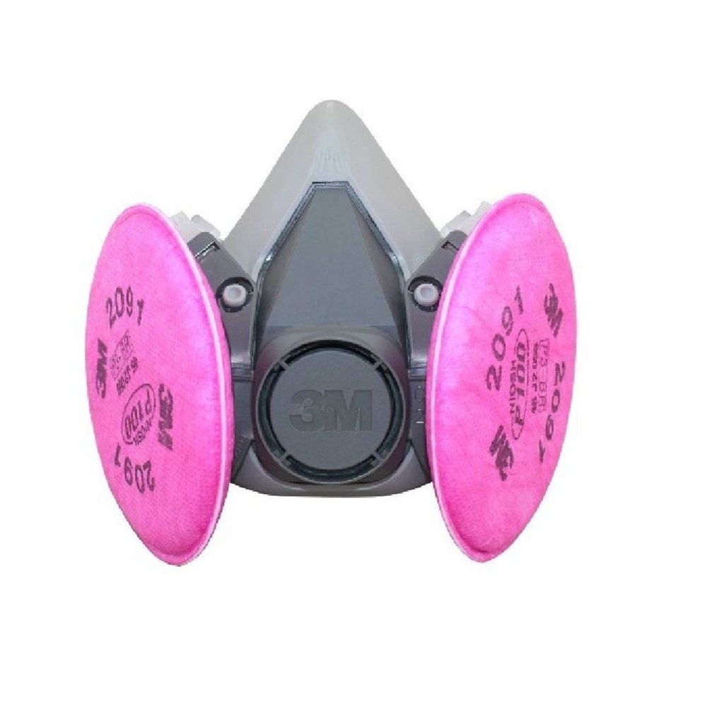 3M Half Facepiece Reusable Respirator, Model Name/Number: 6200