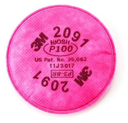 3M Pink P100 Particulate Filter, For Industrial