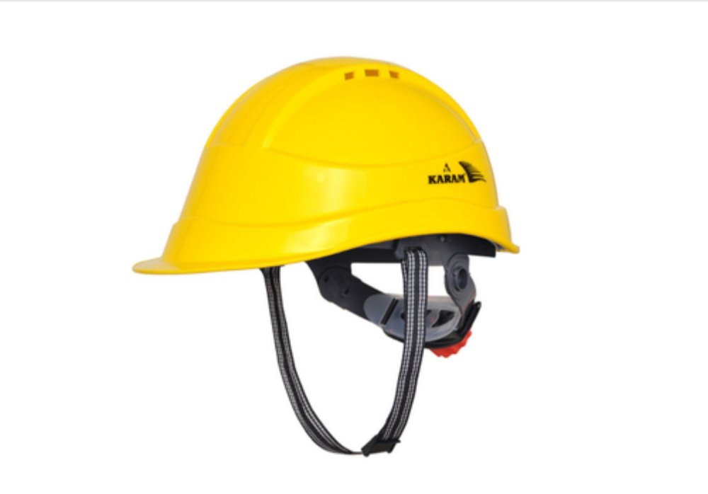 Yellow Helmet Ratchet Airvent PN-542 KARAM