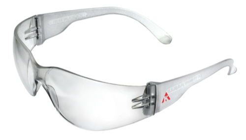 Polycarbonate Fiber White Karam Safety Goggles, Frame Type: Plastic