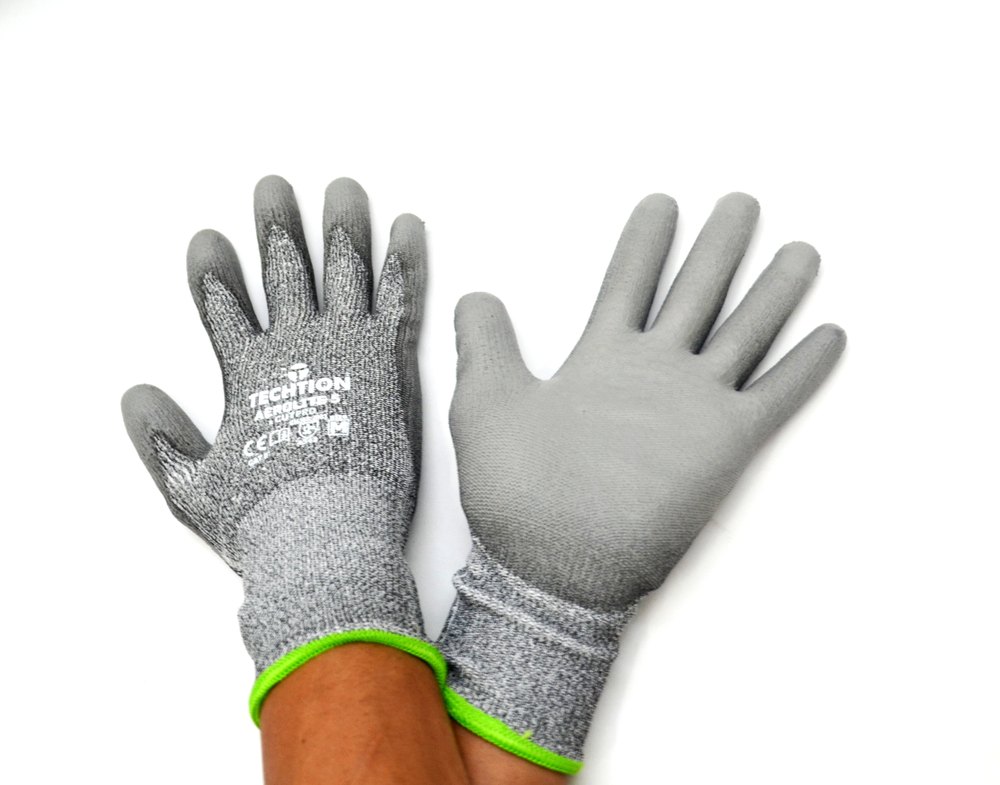 SSWW Dyneema Midas Make Techtion Aerolite 5 Hand Gloves Midas Make, For Construction/Heavy Duty Work, Size: Medium