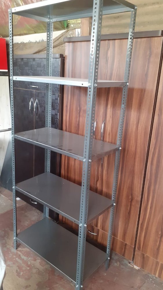 Two/Three tier Slotted Angle Rack, For Office, 36x12inches (length X Depth)