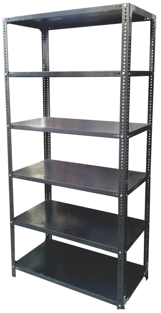 Stainless Steel Slotted Angle Rack, For Supermarket And Office