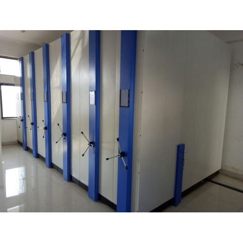 6-8 Feet Myriad Library Mobile Compactor, Storage Capacity: 80 -100 Kg Per Rack