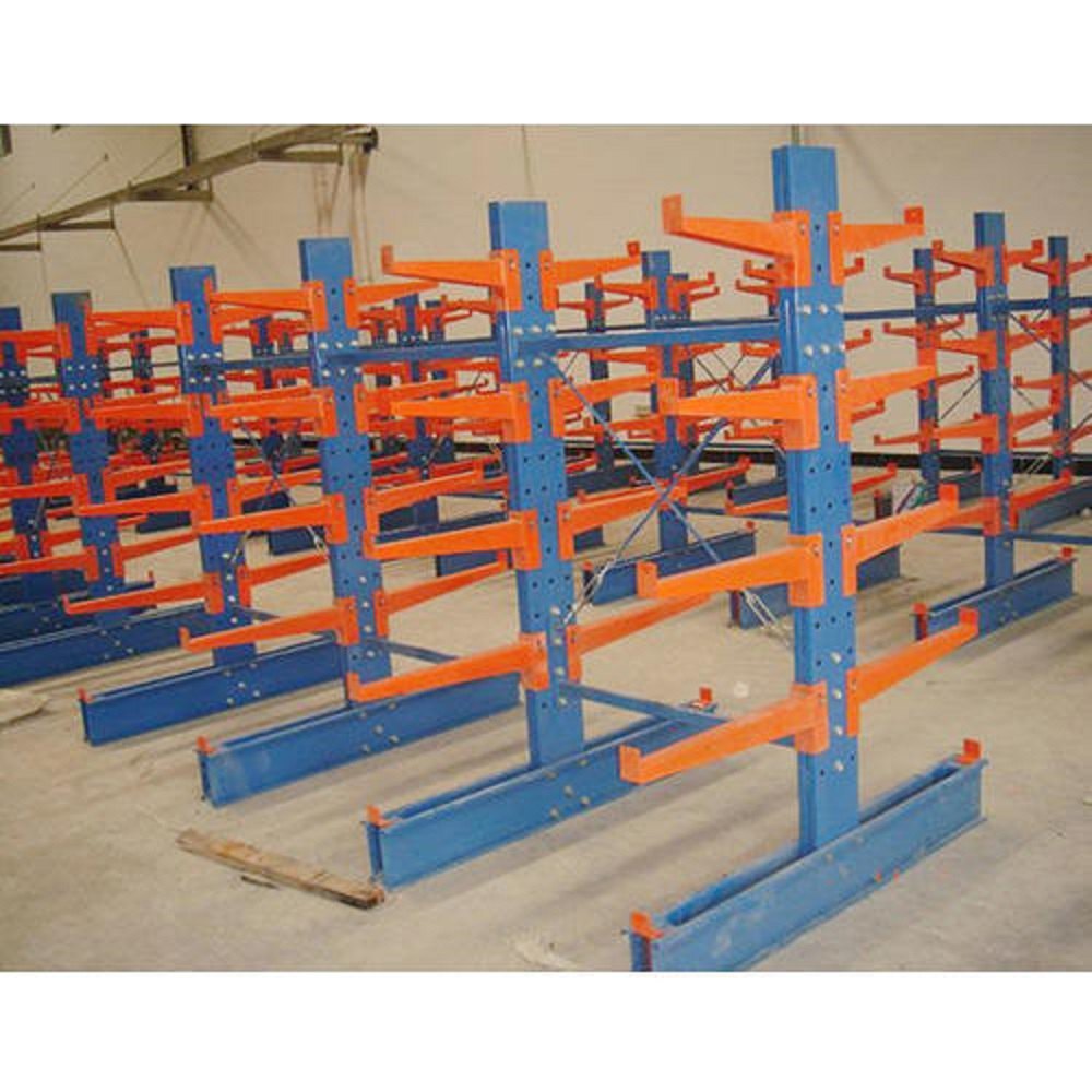 Mild Steel Medium Duty Cantilever Rack, Storage Capacity: 100 kg