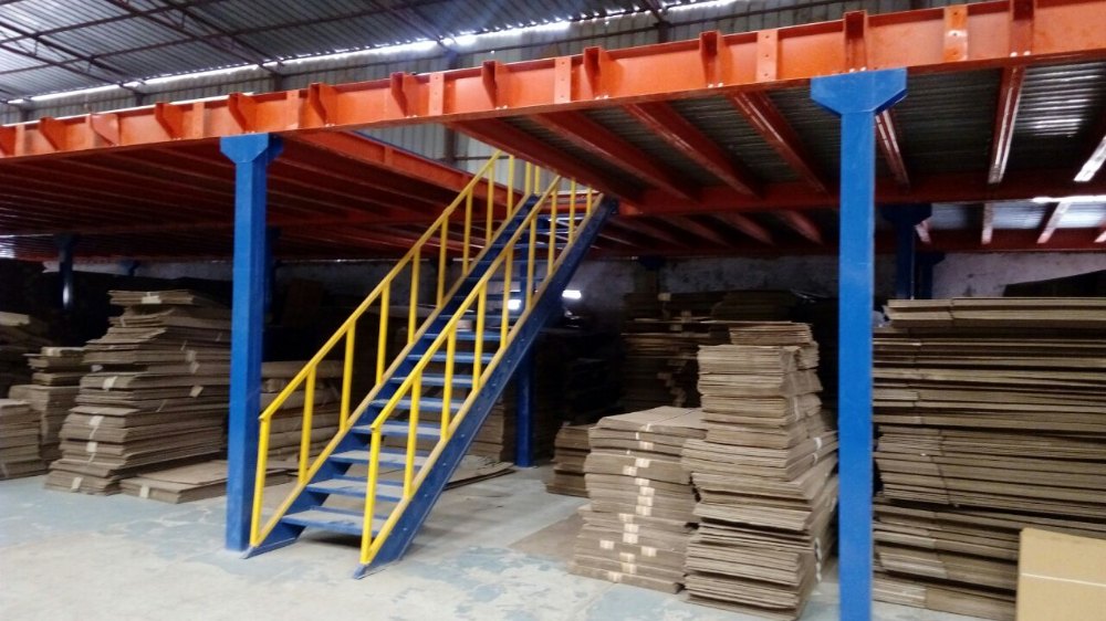 12 Feet Powder Coated Warehouse Mezzanine