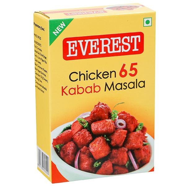 Everest Chicken 65 Kabab Masala, Packaging Size: 50 G, Packaging Type: Box