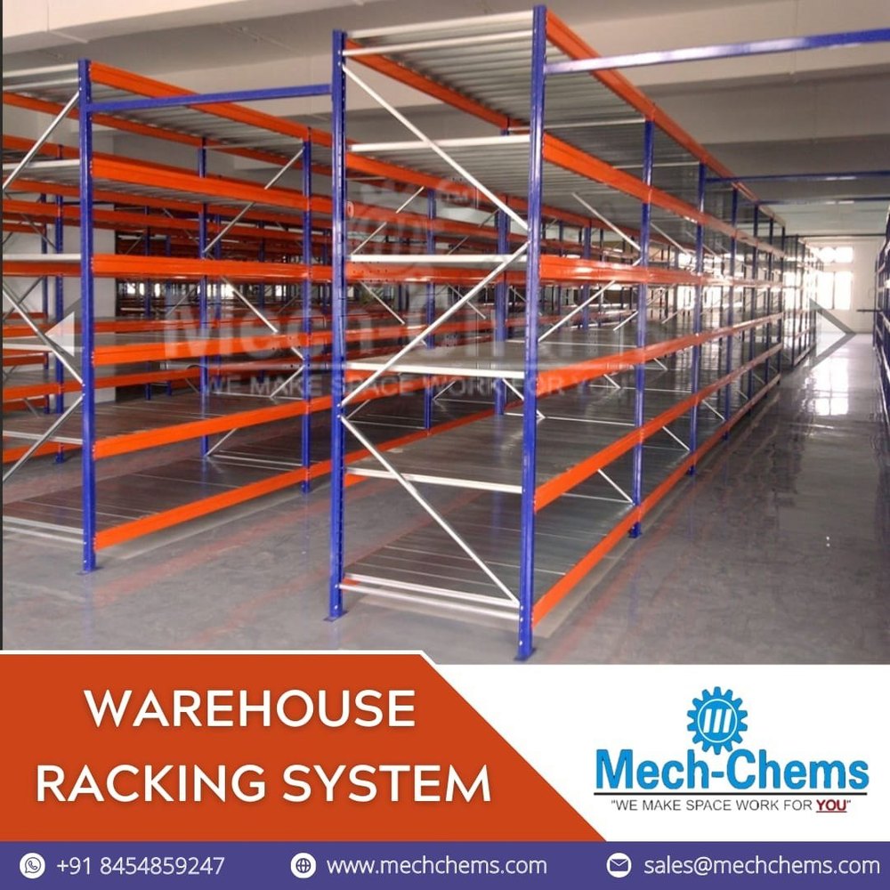 5-8 Feet Red Drum Storage Racks, For Industrial, 5 Tons