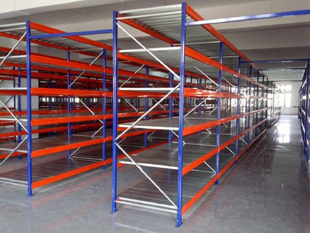 Mild Steel Light Duty Rack, Storage Capacity: 2000 kg