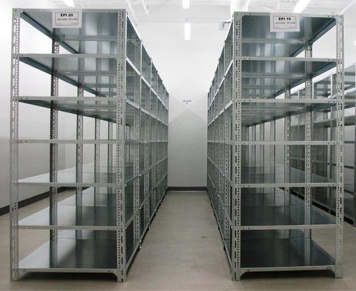 mils steel Slotted Angle Storage System, For Warehouse