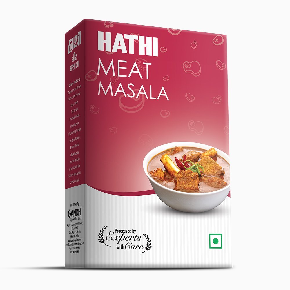 Hathi Meat Masala, Packaging Size: 500 g, Packaging Type: Box