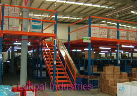8 Ft Rack Supported Mezzanine, 32 Ft X 18 Ft