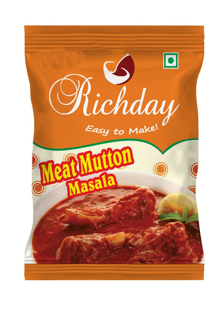 Richday Meat Mutton Masala, Packaging Size: 50 g
