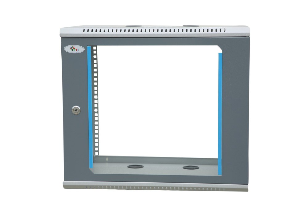 White Mild Steel 9u Wall Mounted Networking Rack, 11 Kgs, Size: 550x400x480 MM