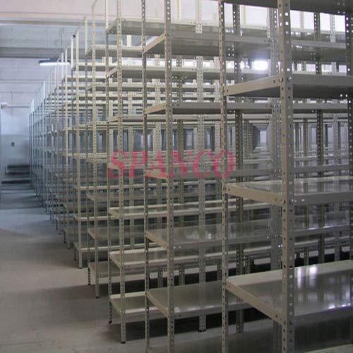 mild steel Slotted Angle Racks, For office use / warehouse