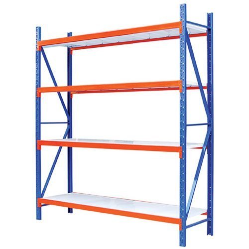 Mild Steel Long Span Shelving System, For Office, 4