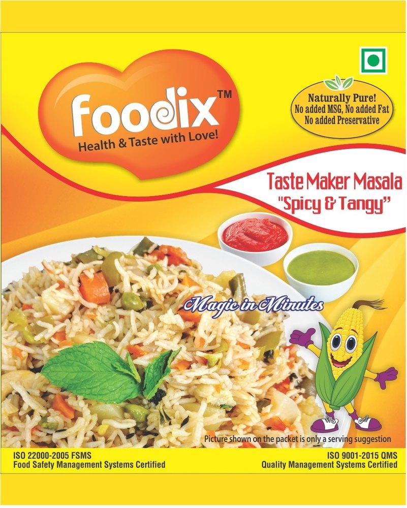 Foodix noodles & and pasta masala, 10g, Packaging: Packet