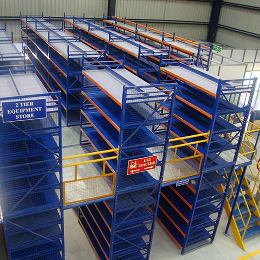 Heavy Duty Two Tier Racking System