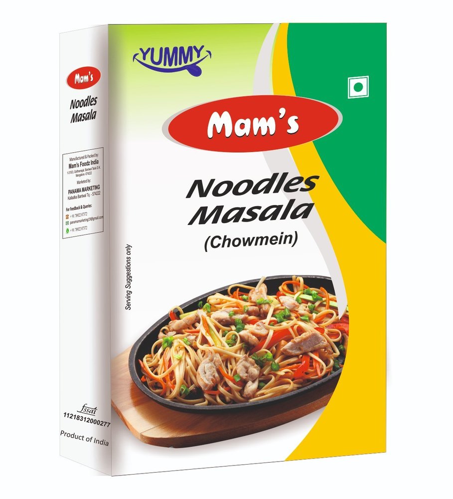 Mams Noodles Masala, Packaging Size: 50g, 500g & Loose, Packaging Type: Box