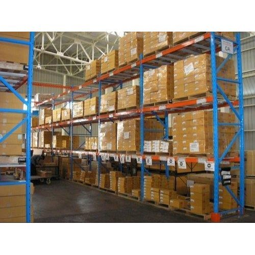 Blue Powder Coated MS Pallet Racks