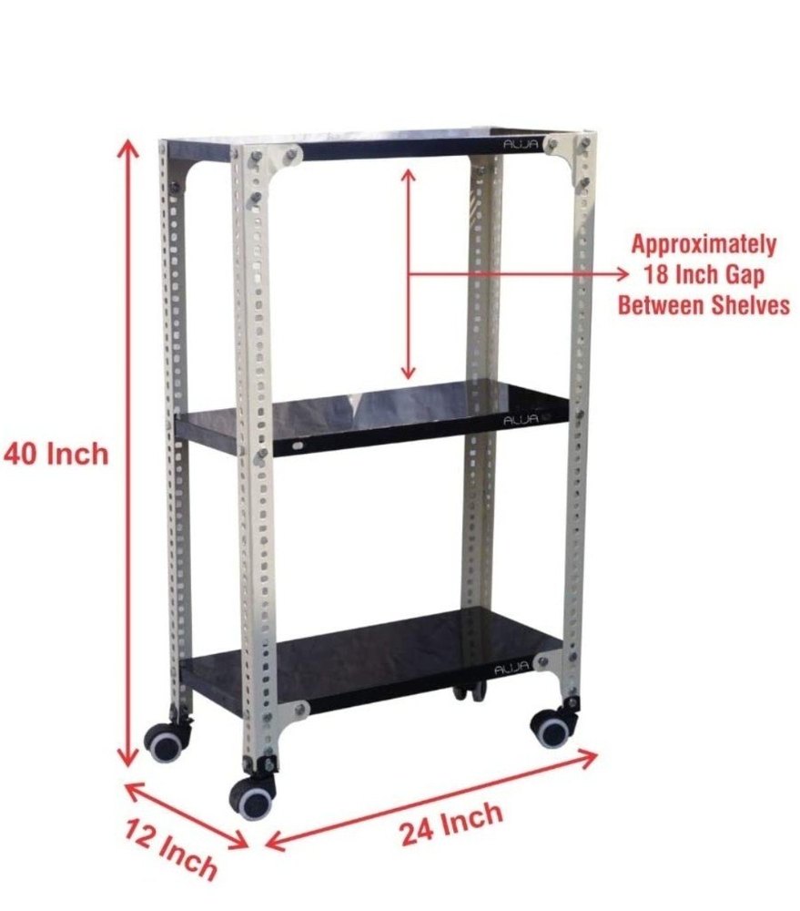 Slotted Angle Racks With Wheels, For Office