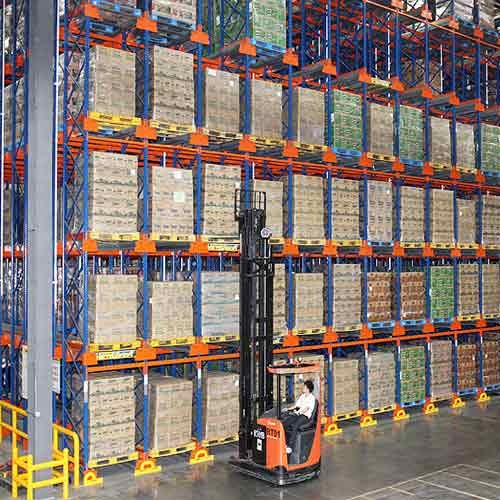 orange blue Storage Racking System