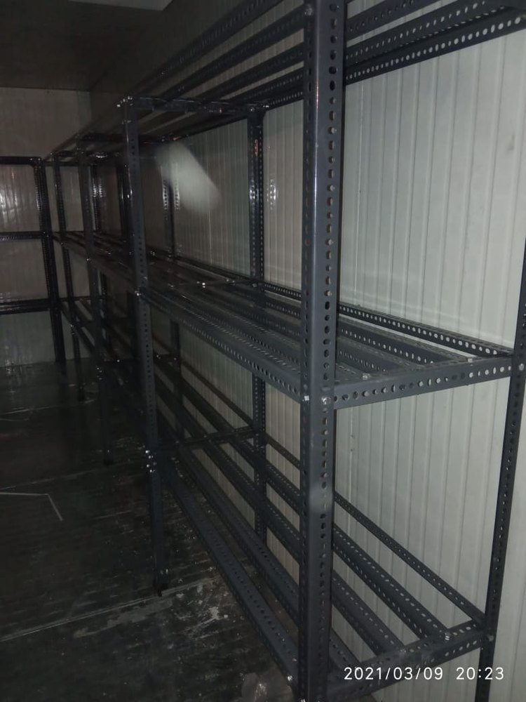 Gray Mild Steel Cold Storage Rack, Storage Capacity: 300 Kg