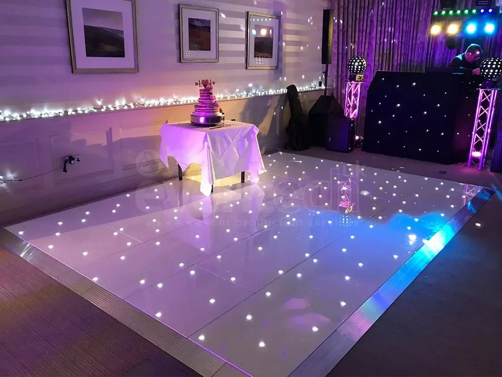 12 W Incandascent White Starlit Led Dance Floor Hire Led Light, For Outdoor, 4 cm