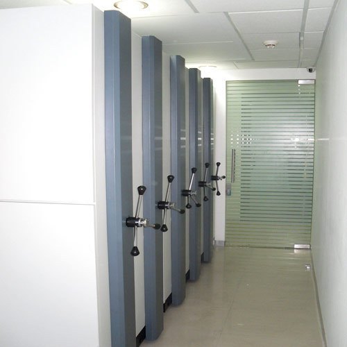 Mild Steel Manual Mobile Storage System