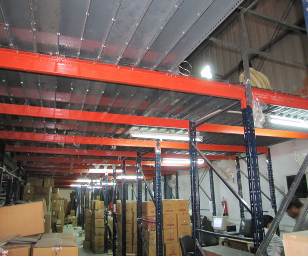Mild Steel Modular Mezzanine Floors, For Industrial Use