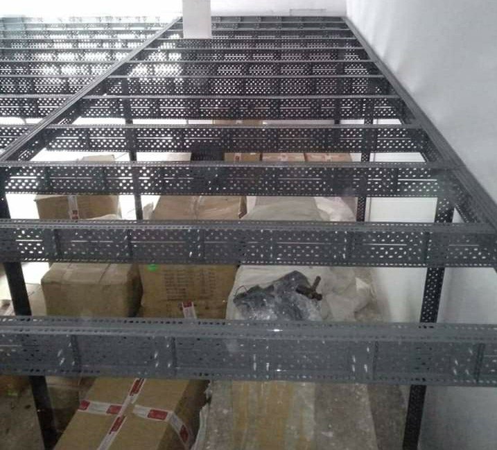 Modular Mezzanine Floor Storage Rack, For Warehouse
