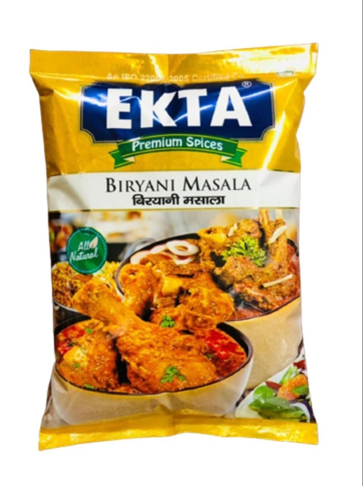 Ekta 500g Biryani Masala, Packaging Type: Packets