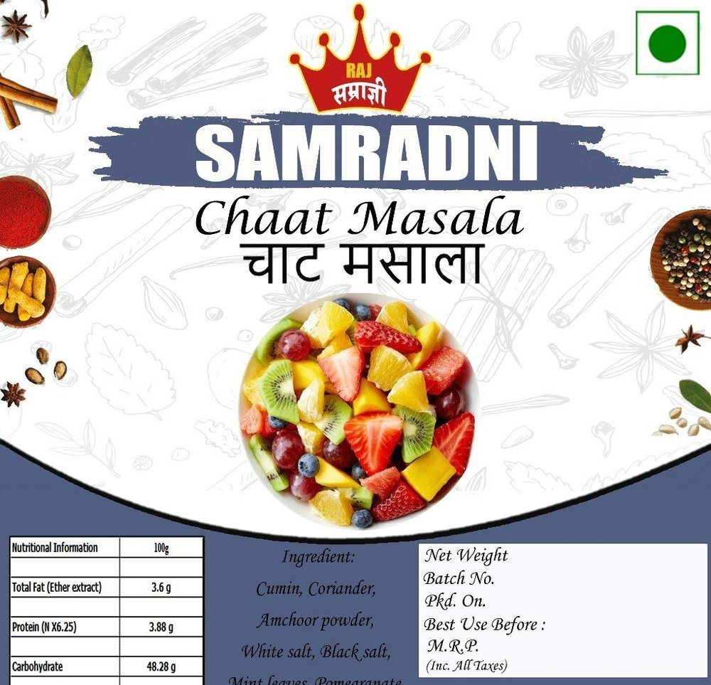 Sambar Powder Samradni Chaat Masala, Packaging Size: 1kg, Packaging Type: Pouch