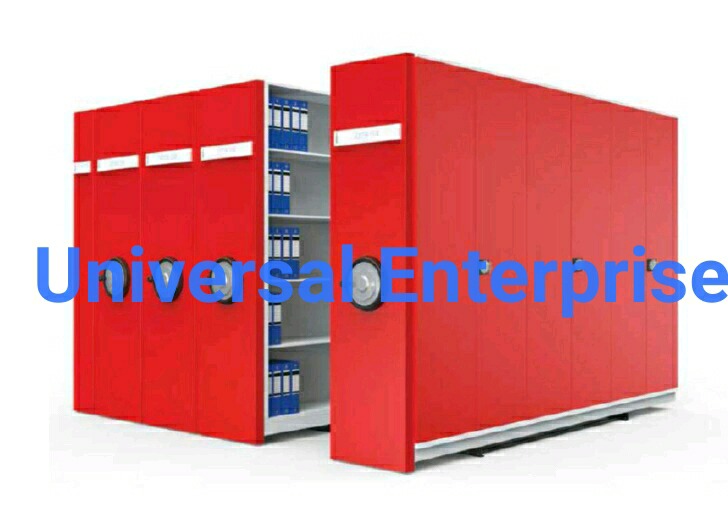 Universal crca steel Mobile Shelving System, For Office