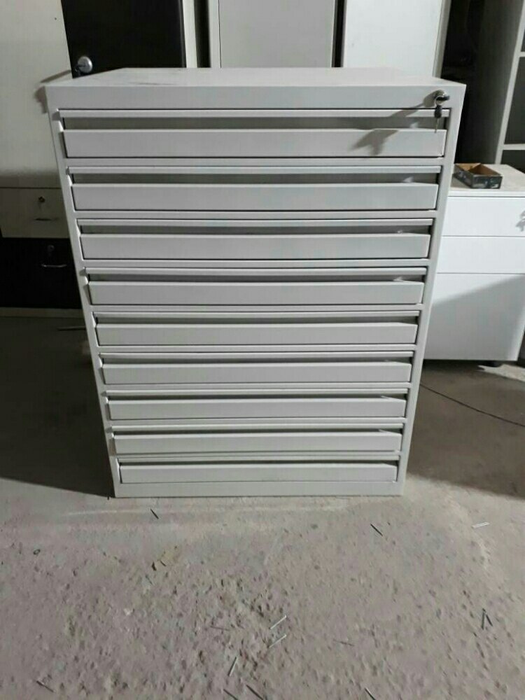 WOODWORTH Mild Steel Tool Storage Rack, For Industrial, Capacity: 9 Drawers