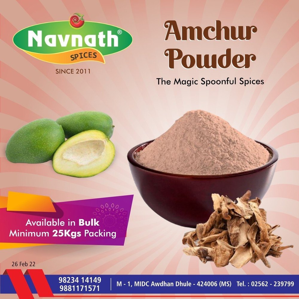 Amchur Powder, Packaging Type: PP Bag and Box, 25 Kg