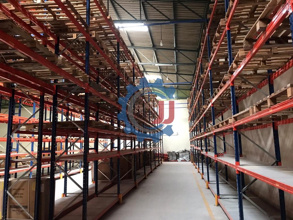 7 Feet Metal Long Span Shelving Storage Rack, 75mm (Pitch)